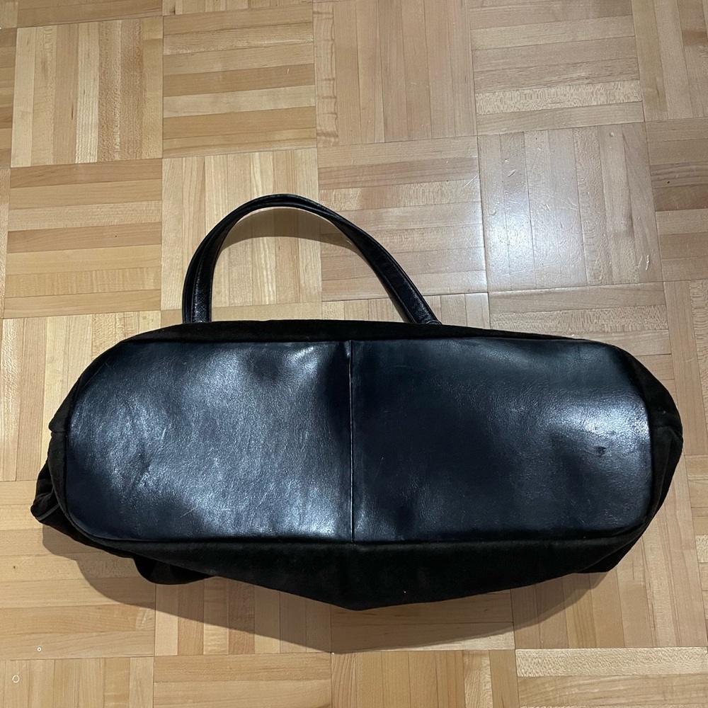Juicy Couture Dark Brown Velour Tote Bag Y2K Vintage - Picture 6 of 16